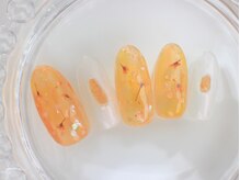ネイルサロン あかねいろ/夏色　押し花　フラワー