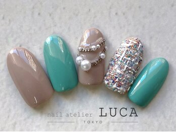 ネイルアトリエルカ(nail atelier LUCA)/W-382 パルピーツイードネイル