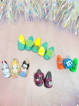 キャラクターネイル