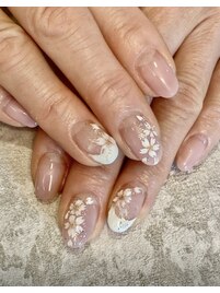 春　桜ネイル