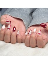 エムネイル ブランチ(Mネイル branch)/torino.__plaid × bordeaux