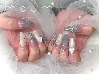マウム(maum)/White×Blue