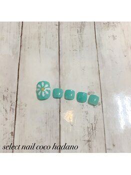 3&4月フット ぷっくりお花