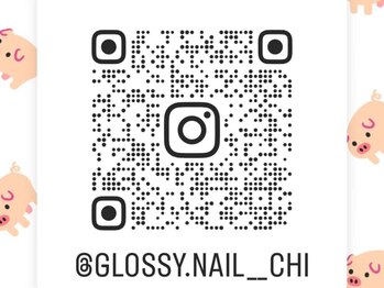 グロッシー ネイル 爪屋(Glossy nail)/【Instagram】CHIAKI