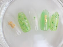 ネイルサロン あかねいろ/夏色　押し花　フラワー