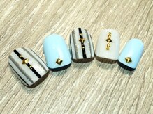 クリスタルネイル ボンベルタ橘店(CRYSTAL NAIL)/ストライプ