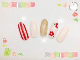 成人式ネイル☆ 5800円