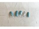 ブルー系フラワー