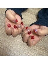 エーナイン イオン一関店/マグネットビジューネイル