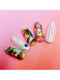 夏　定額ネイル