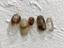 アールネイル(r.nail)/brown color。