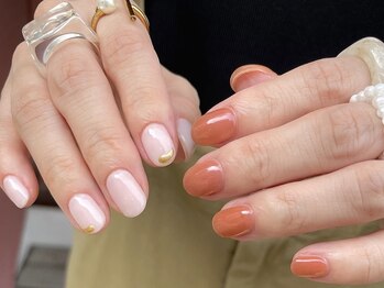 グレースネイルファクトリー(grace'nail factory)/シンプルニュアンスネイル
