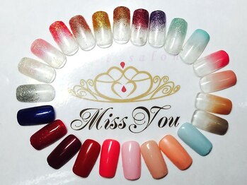 ミスユー(Miss You)の写真/時短★60分仕上げコース￥￥4380～(初回オフ無料)リーズナブルアートも楽しめる！ママや主婦の方に大人気！