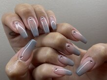 ジュイール ネイル 千葉店(Jouir nail)/グレーグラデ