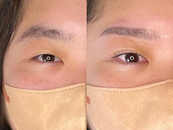 ミファ(mihwa)の写真/アイブロウ×フェイシャルWAXの同時施術可能！メイクノリや肌トーンもUP♪誰もが憧れるお肌に◎