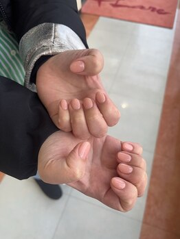 ネイルサロン エーナイン 札幌月寒店/ちゅるん♪シンプルワンカラー♪