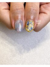 ウロネイルズ(ulo nails)/ニュアンスフラワーデザイン