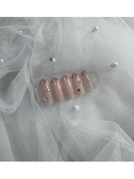 ホワイト(WHITE)/定額ネイル