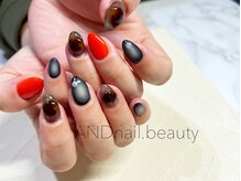 アンドネイル ビューティー(AND nail,beauty)/秋ネイル/チークネイル/藤沢