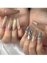 レイネイル 岐阜茜部店(RAY NAIL)/ツイードネイル×足立