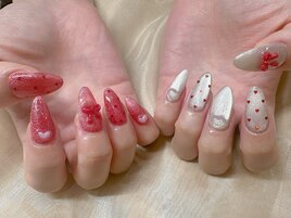 長さだし　チップ　スカルプ