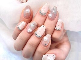 ドット×マグネットネイル