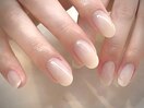 つやつやシンプルベアネイル☆