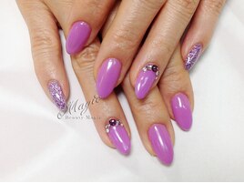 ゴージャスパープルネイル