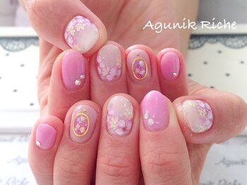 アグニークリッシェ(Agunik Riche)/【フラワーネイル】