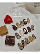 エヌエープラスネイル 西葛西店(Na+nail)/バレンタインネイル　¥7480