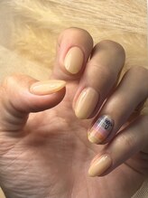 エクリュ(ecru)/水彩画ネイル