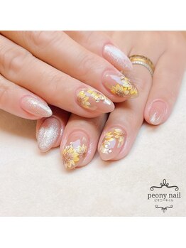 ピオニーネイル(peony nail)/ひまわり　マグネット