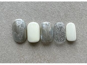 水彩ニュアンスネイル