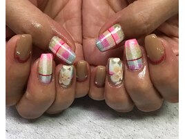 チェックネイル