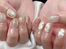 ネイルアンドアイラッシュサロン マーブル(marble)/手書きアート