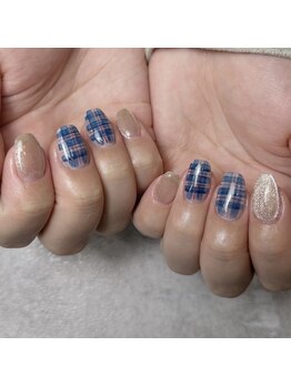 スペル オン ネイルズ(Spell on nails)/チェック柄