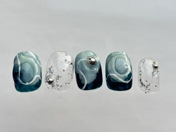 アイネイルズ 恵比寿店(I nails)/もやもやラメ10140円