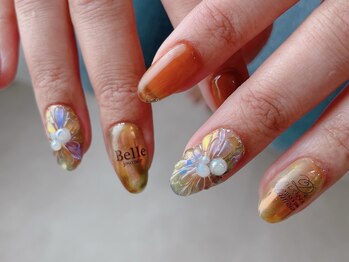 デシカ(DeSica)/大人フラワーネイル＊手描きart