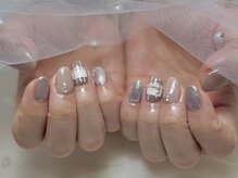 マハロネイル(Mahalo Nail)/上品チェック/¥6980