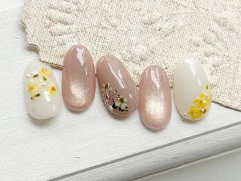 金木犀 札幌駅前店/ミモザデザインネイル