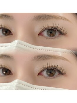 シェリル 国分寺(Cherilu)の写真/付けている感覚がないほど軽い質感♪滑らか&自然な仕上がりで理想の目元を実現!お客様に沿ったデザインを!