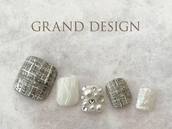 グランドデザイン 穂積店(GRAND DESIGN)/ツイードネイル