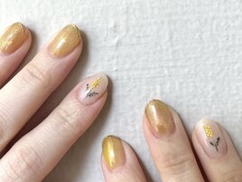 ミモザネイル：maika