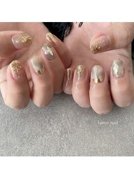 マーブルニュアンスネイル