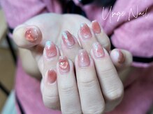 ウサギネイル 新大久保店(usagi nail)/マグネットフレンチ秋可愛い