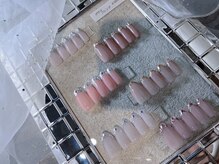 エヌエープラストウキョウ 八丁堀 茅場町(Na+Luxe TOKYO)の雰囲気（エレガントなガラスフレンチネイル。）