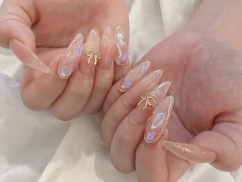 ドットハルネイル(.HALnail)/ワンホンリボン