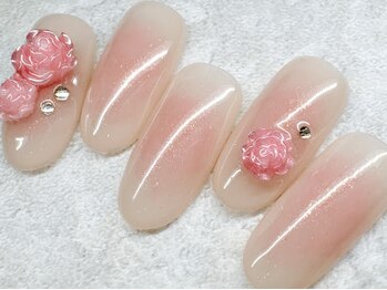チェリーズネイル(Cherrys Nail)/薔薇 ネイル