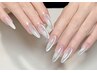【HAND】チップ長さ★マグネット/フラッシュ／ミラーネイルワンカラー8990円