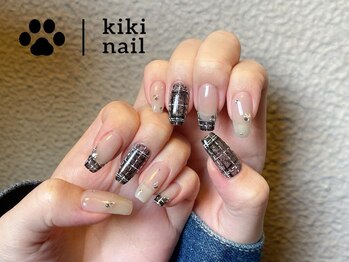 キキネイル 溝の口(kikinail)/チェックネイル/秋ネイル